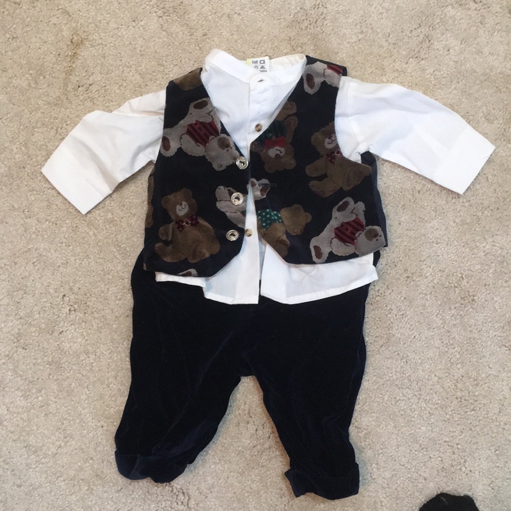 VINTAGE 3 pc. Baby Boy Outfit. P/A1078/5